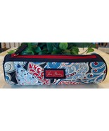 Vera Bradley Seaside Port Roll Makeup Cosmetic Pencil Toiletry Zip Top Case - $488.58 MXN