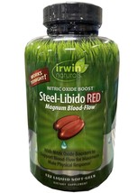 Irwin Naturals Steel-Libido RED 132 Liquid Soft-Gels - £31.38 GBP