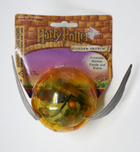 Tapper 2001 Harry Potter Golden Snitch Plastic Ball RARE Sticker Candy &amp; Favor - $26.72