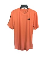 adidas Men&#39;s Club 3-Stripes Tennis T-Shirt Coral Fusion Size Small New w... - $24.20 CAD