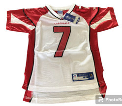 Reebok Arizona Cardinals Matt Leinart Nfl White Jersey Youth Kids Small New - $9.89