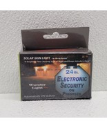Wunder Light Outside Solar Illuminate LED Home Yard Clip On Sign Light - $10.79