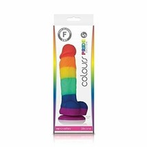 Colours Pride Edition - 5&quot; Dildo - Rainbow - £20.07 GBP