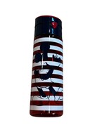 Disney Mickey Mouse Red &amp; White Striped Water Bottle NWT - £7.57 GBP