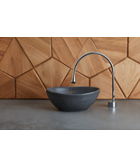 V_73 Bathroom Sink | Concrete Sink | Round Sink | Bathroom Vessel Sink |... - £284.45 GBP