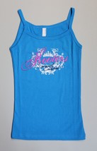 HOOTERS SWIMSUIT CONTESTANT GIRLS SMALL (S) LYCRA BLUE TANK TOP - £20.02 GBP