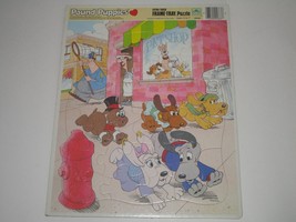 Golden 1986 Pound Puppies Extra Thick Frame Tray Puzzle - $13.99