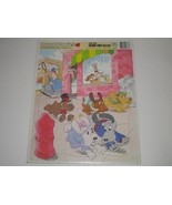 Golden 1986 Pound Puppies Extra Thick Frame Tray Puzzle - $13.99