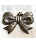 Vintage Sterling Silver 925 Ribbon Bow Shape Pendant for Necklace 14 Gra... - €84,43 EUR