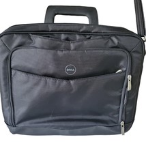Dell Black Laptop Briefcase Bag 15 inch Shoulder Strap Computer Nylon Case - £10.30 GBP