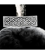 &quot;Handcrafted Celtic Knot Hair Barrette – Authentic Viking Style Hair Acc... - $20.99