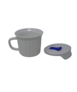 Corningware 20-Ounce French White Oven Safe Stoneware Meal Mug with Vent... - $12.73