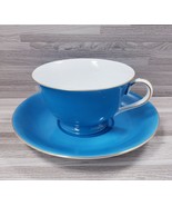 Noritake Blue White Gold Tea Cup and Saucer Set Made in Japan - $26.97