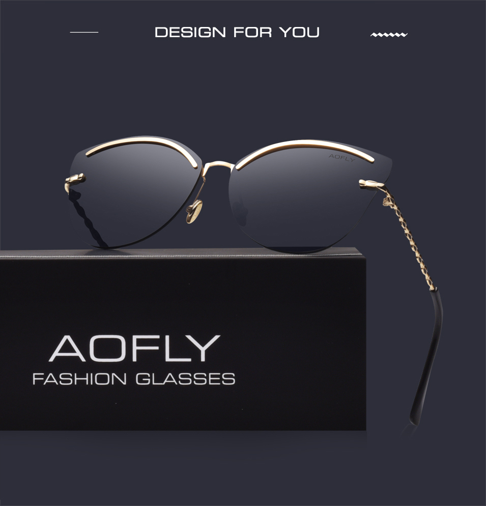  Women's Rimless Celebrity Sunglasses Mirror Reflective Elegant Design Style !  - £40.17 GBP