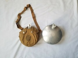 Vintage Boy Scouts America Be Prepared Mess Kit Carrying Bag+ water canteen - $44.55