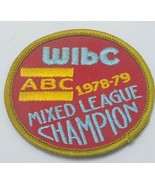 Vintage Embroidered Patch - WIBC 1978-79 Mixed League Champion patch - U... - £5.45 GBP