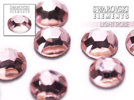 Swarovski Flat Back (NON HOTFIX) Light Rose Rhinestones SS06Ø2.0mm (100 Pcs/Bag) - £5.11 GBP