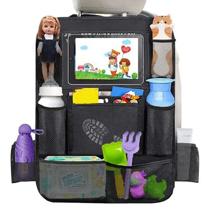 Car Backseat Organizer With Tablet Holder Auto Back Seat With 9 Storage Pockets - £9.12 GBP+