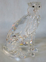 Swarovski Crystal Figurine Asian Cheetah in Original Box - £61.94 GBP