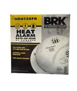 NEW BRK Heat Alarm Rate Of Rise AC Powered With Battery Back-up HD6135FB - $38.68 CAD