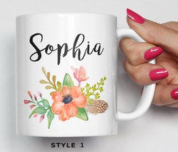 Custom Name Mug, Personalized Mug with Name, Name Mug, Gift for Her, Personalize - £14.84 GBP