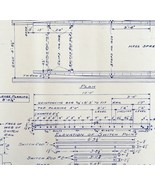 1950 Railroad Bangor Aroostook Split Switch Reinforced Rail Blueprint F1... - $141.89 CAD