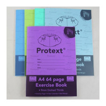 Protext A4 Dotted Thirds Zebra Exercise Book 64pg 9mm - £15.52 GBP