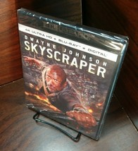 Skyscraper  (4K UHD+Blu-ray+HD Digital)-NEW-Free Shipping with Tracking - £11.85 GBP