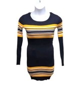 Almost Famous Womens Large Navy  Scoop Neck  Ribbed Knit Sweater Dress   - $17.82