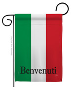 Italy Benvenuti - Impressions Decorative Garden Flag G158435-BO - £15.96 GBP