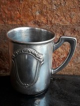 Vintage old silverplated Baby Cup Germany Boka  - $29.70