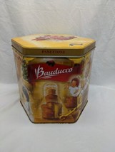 **EMPTY TIN ** Bauducco Panettone Octogon Tin 9&quot; X 8&quot; X 8&quot; - $19.80