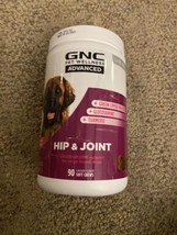 GNC Pet Advanced Dog Hip & Joint Dog Supplements 90 Ct Soft Chew Dog 03/2024 - $42.00
