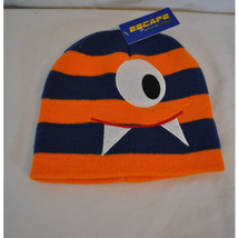 Escape by Polar Extreme Monster Face Kid&#39;s Knit Cap Orange/Blue - NWT - £7.93 GBP
