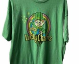 Lucky Charms Mens Size XLG Green Graphic T shirt Leprechaun Feeling Lucky - £10.21 GBP