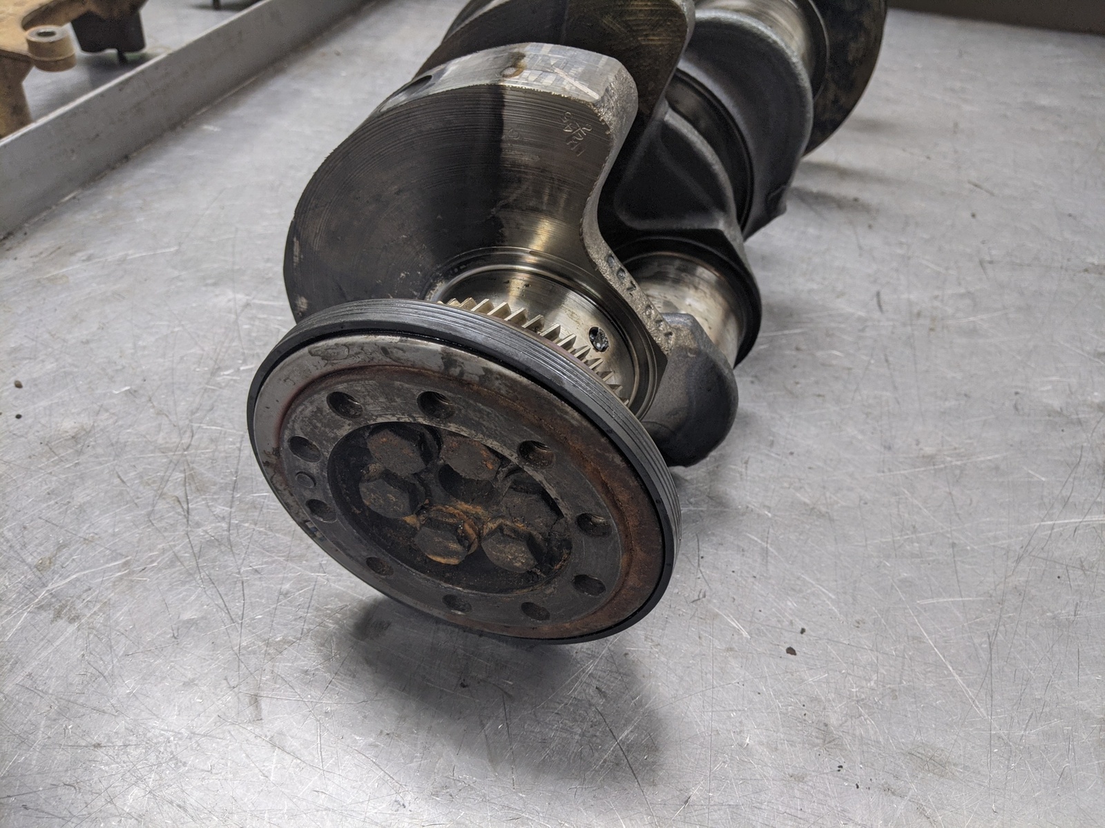 Crankshaft Standard For 03-07 Ford F-250 Super Duty  6.0 1839402C1 Diesel Item image 3