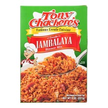 Tony Chachere&#39;s Famous Creole Cuisine Creole Jambalaya Dinner Mix - Case Of 12 - - £47.67 GBP
