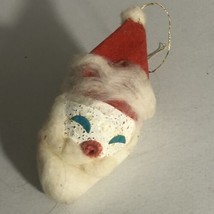 Vintage Santa Claus Head Christmas Decoration Holiday Ornament XM1 - $7.91