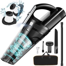 Handheld Vacuum Cordless Mini Portable Rechargeable Car Vacuum Cleaner With - $37.97