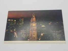Vintage Postcard Philadelphia At Night Bicentennial City 1776-1976 - £4.66 GBP