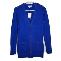 Calvin Klein Cardigan Sweater Blue Button Front - Women&#39;s X Small  XS NWT - £23.63 GBP