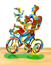 David Gerstein Art &quot;Weekend Ride&quot; Modern Metal Sculpture-
show original ... - £171.31 GBP