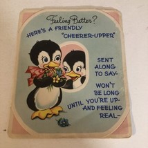 Vintage Greeting Card Feeling Better Box4 - $3.95