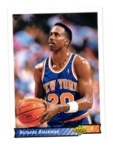 1992 Upper Deck #321 Rolando Blackman New York Knicks - £2.41 GBP