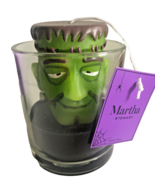 Martha Stewart Frankenstein Candle Halloween 3D Head Spooky Scary - $36.23