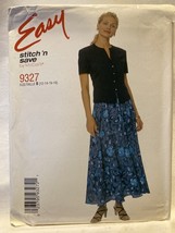 McCall&#39;s EASY Stitch &#39;n Save 9327 Misses Top, Bias Pull-On Skirt NOS PET... - $6.17