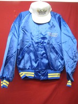 Vintage Unique &quot;Hangar Club&quot; Men&#39;s Performers Club Jacket Size L &amp; Hat - £47.36 GBP