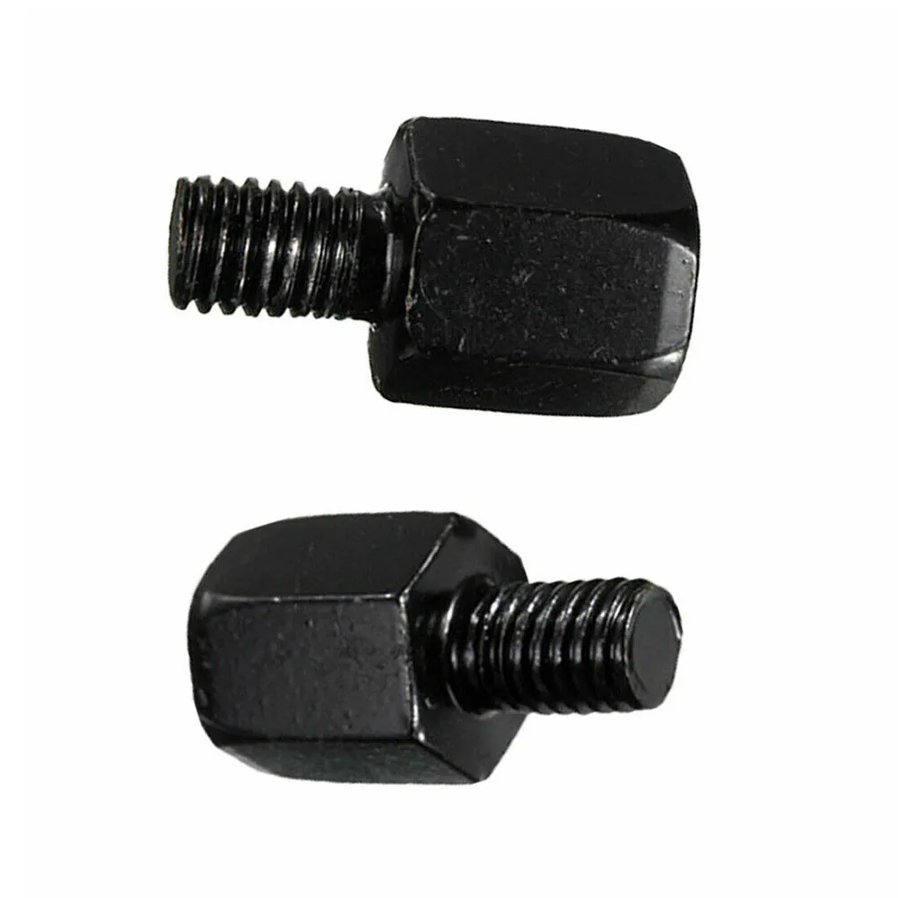 Black Motorcycle Wing Mirror Adapters 10mm Male To 8mm Female M10 M8 Right Lef - £9.86 GBP