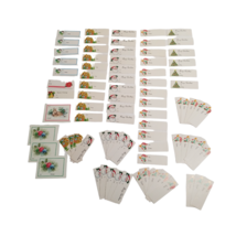 Vintage Christmas Presents Labels Gift Tags Cards Santa 80+ Pieces Xmas ... - £27.41 GBP