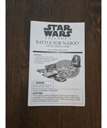 Star Wars Episode 1 Battle for Naboo 3-D Action Board Game Replacement P... - €5,95 EUR